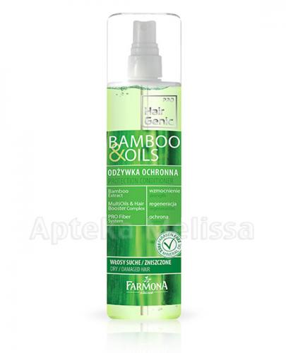  FARMONA HAIR GENIC BAMBOO & OILS Odżywka ochronna do włosów suchych i zniszczonych - 200 ml - Apteka internetowa Melissa  