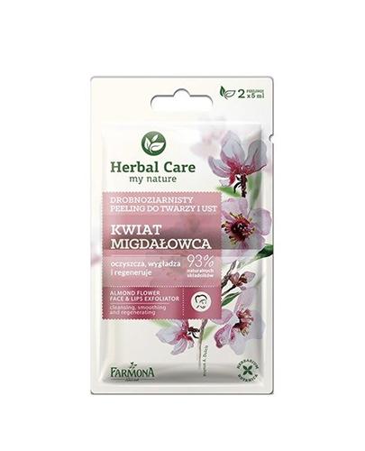 FARMONA HERBAL CARE Peeling do twarzy i ust z kwiatem migdałowca - 2 x 5 ml
