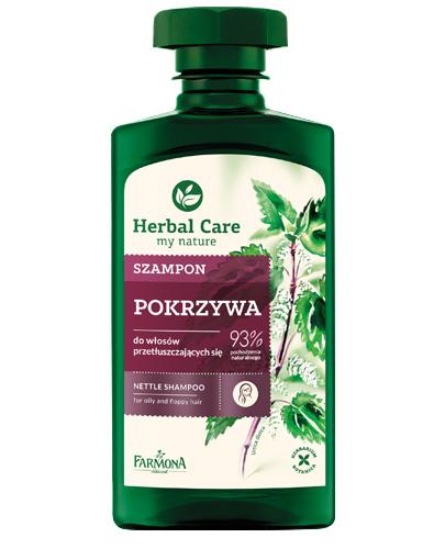 FARMONA HERBAL CARE Szampon z pokrzywą do włosów przetłuszczających się - 330 ml