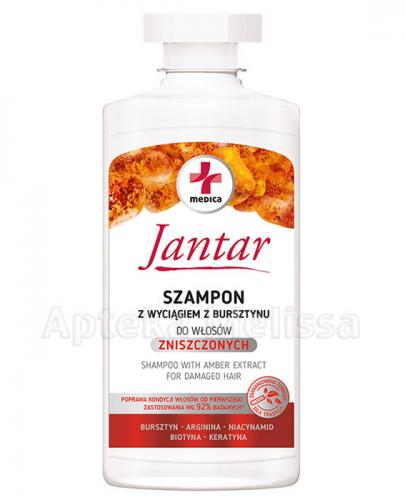 IDEEPHARM MEDICA JANTAR Szampon z wyciągiem z bursztynu do włosów zniszczonych - 330 ml - Apteka internetowa Melissa