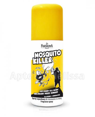  FARMONA MOSQUITO KILLER Spray zapachowy do stosowania na skórę, 125 ml - Apteka internetowa Melissa  