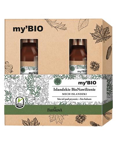  Farmona my'BIO Islandzkie BioNawilżenie Zestaw Łagodzący bio - balsam do skóry przesuszonej i podrażnionej - 400 ml + Mineralny nawilżający bio - żel pod prysznic - 500 ml - cena, opinie, właściwości - Apteka internetowa Melissa  