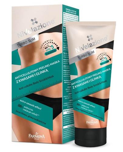 FARMONA NIVELAZIONE TURBO SLIM Antycellulitowy peeling-maska - 200 ml - Drogeria Melissa