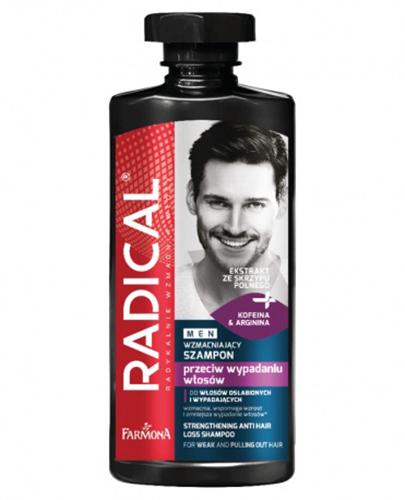  Farmona Radical Men Wzmacniający szampon przeciw wypadaniu włosów - 400 ml - cena, opinie, właściwości - Apteka internetowa Melissa  