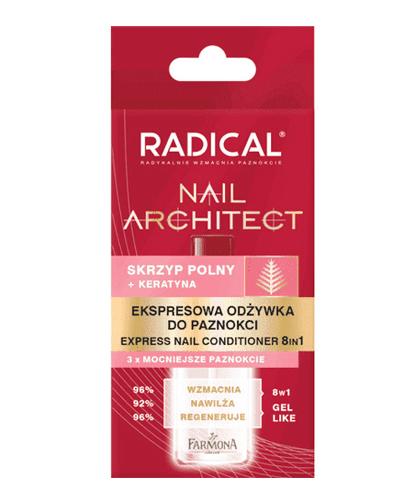 FARMONA RADICAL NAIL ARCHITECT Ekspresowa odżywka do paznokci - 12 ml - cena, stosowanie, opinie - Apteka internetowa Melissa