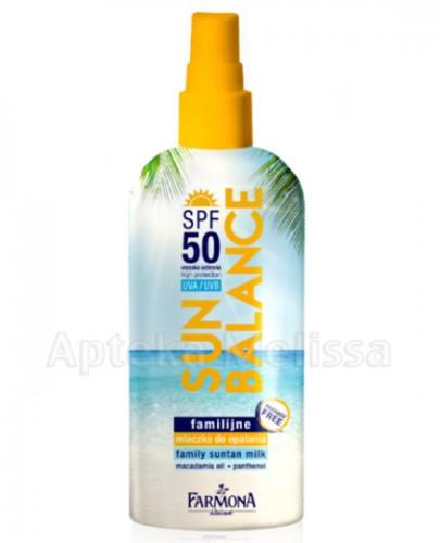 FARMONA SUN BALANCE Familijne mleczko do opalania SPF50 - 200 ml - Apteka internetowa Melissa