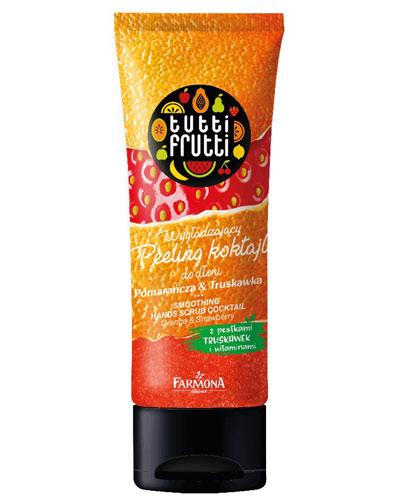Farmona Tutti Frutti Wygładzający peeling koktajl do dłoni pomarańcza & truskawka - 75 g - cena, opinie, właściwości - Apteka internetowa Melissa