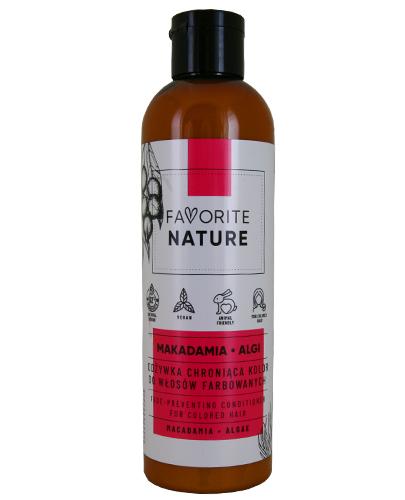 Favorite Nature Odżywka chroniąca kolor do włosów farbowanych makadamia i algi - 250 ml - cena, opinie, właściwości - Apteka internetowa Melissa