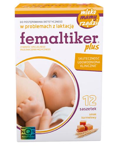 Femaltiker Plus o smaku karmelowym - 12 sasz.