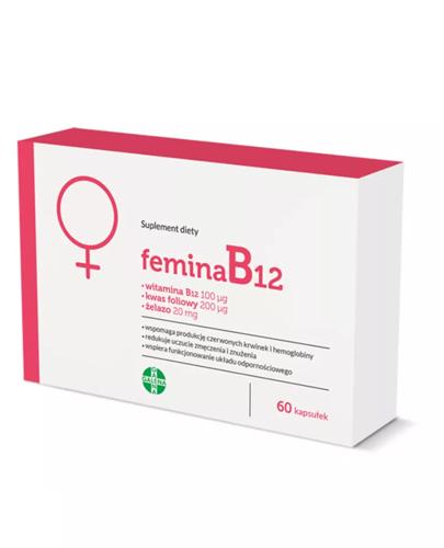 FeminaB12, 60 kapsułek - Apteka internetowa Melissa
