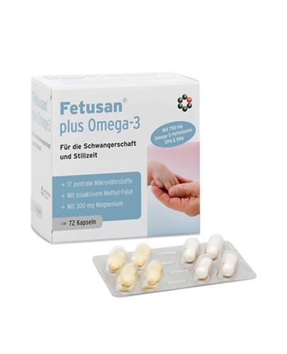  Fetusan plus Omega-3 - 72 kaps. Dla kobiet w ciąży - cena, opinie, wskazania - Apteka internetowa Melissa  
