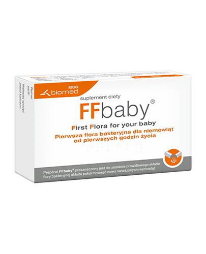 FFBABY, pierwsza flora bakteryjna, 14 kaps., cena, wskazania, właściwości - Apteka internetowa Melissa  
