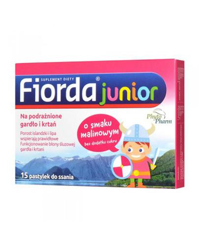 FIORDA JUNIOR O smaku malinowym - 15 past.