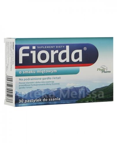 FIORDA O smaku miętowym - 30 past. - Apteka internetowa Melissa