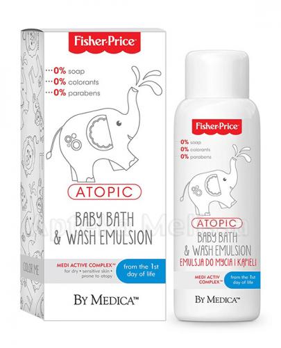 FISHER-PRICE ATOPIC Emulsja do mycia i kąpieli - 400 ml - Apteka internetowa Melissa