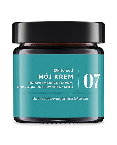 FITOMED Mój krem nr 7, arganowy przeciwzmarszczkowo-rozjaśniający do cery mieszanej, 50 g, cena, opinie, właściwości 