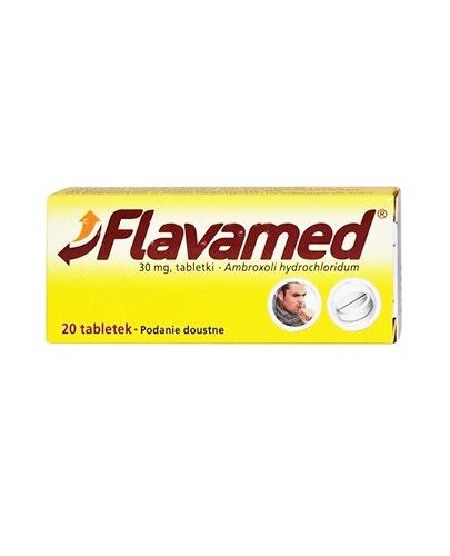  FLAVAMED 30 mg - 20 tabl. Lek na mokry kaszel - cena, opinie, ulotka - Apteka internetowa Melissa  