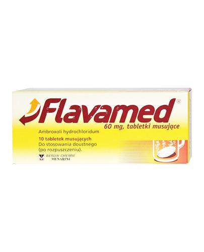 FLAVAMED 60 mg, 10 tabl. mus. Na mokry kaszel, cena, opinie, wskazania - Apteka internetowa Melissa