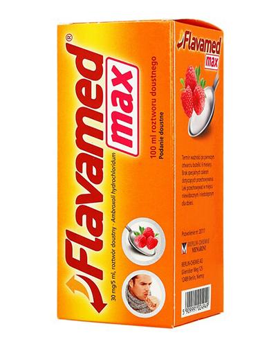 FLAVAMED MAX Roztwór doustny 30 mg/5 ml - 100 ml - Apteka internetowa Melissa