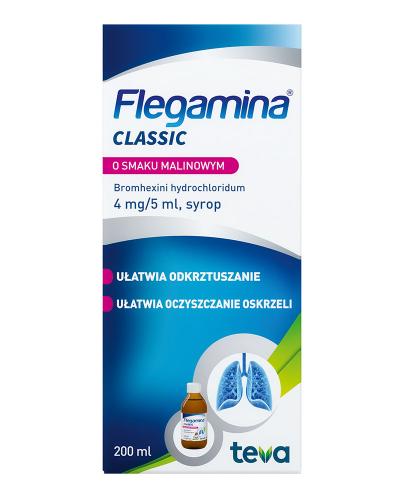 FLEGAMINA Syrop o smaku malinowym 4 mg/5 ml, 200 ml