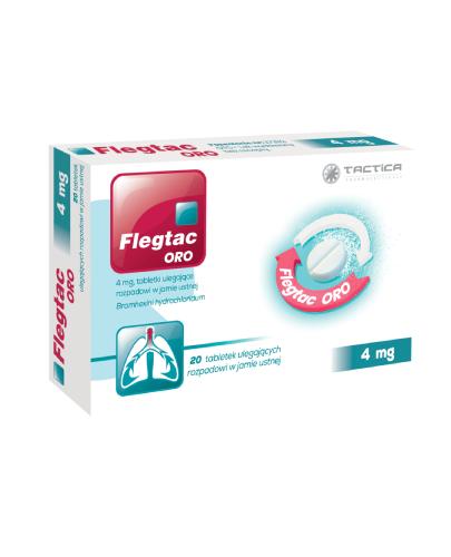  Flegtac ORO 4 mg, 20 tabletek - Apteka internetowa Melissa  