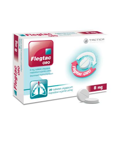  Flegtac ORO 8 mg, 20 tabletek - Apteka internetowa Melissa  