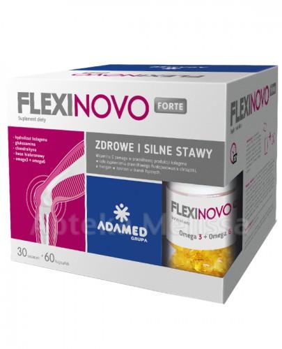 FLEXINOVO FORTE - 30 sasz. + 60 kaps. Dla prawidłowego funkcjonowania narządu ruchu. Data ważności: 2019.06.30 - Apteka internetowa Melissa