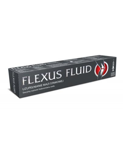 
                                                                          FLEXUS FLUID  Sterylny roztwór hialuronianu sodu - 25 mg (ampułkostrzykawka 2,5 ml) - Drogeria Melissa                                              