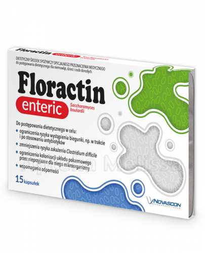 FLORACTIN ENTERIC - 15 kaps. - Apteka internetowa Melissa