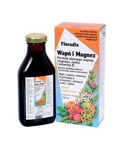  Floradix Wapń i magnez w płynnej formule - 250 ml - cena, opinie, właściwości  - Apteka internetowa Melissa  
