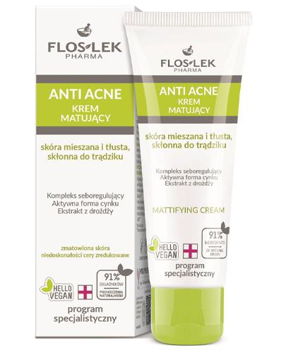 FLOS-LEK ANTI ACNE Krem matujący 50 ml - Apteka internetowa Melissa