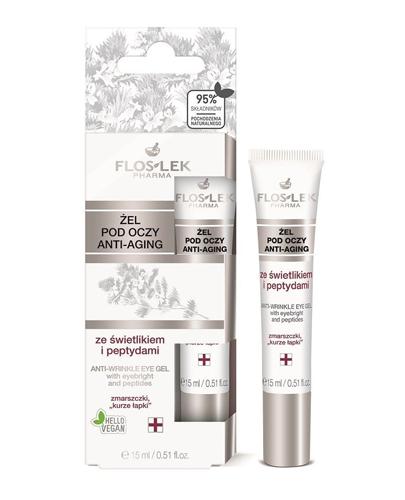 FLOS-LEK ANTI-AGING Żel pod oczy - 15 ml - Apteka internetowa Melissa