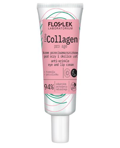  Flos-Lek fittoCollagen Krem przeciwzmarszczkowy pod oczy i okolice ust, 30 ml, cena, opinie, właściwości  - Apteka internetowa Melissa  