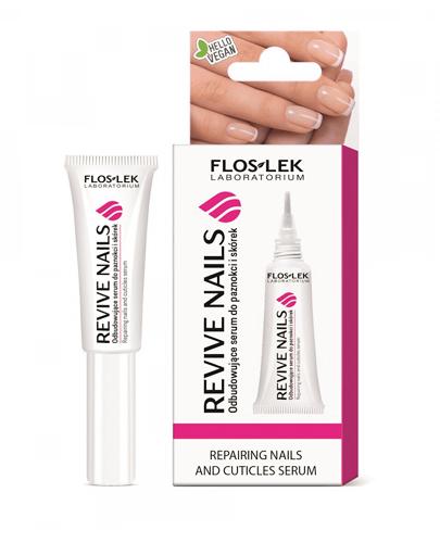 Flos-lek Revive nails Odbudowujące serum do paznokci i skórek - 8 ml Do zniszczonych paznokci - cena, opinie, stosowanie