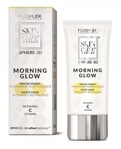  Flos-lek Skin Care Expert Sphere 3D Morning glow Nocna maska intensywnie rewitalizująca - 50 ml Do cery pozbawionej blasku - cena, opinie, stosowanie  - Apteka internetowa Melissa  