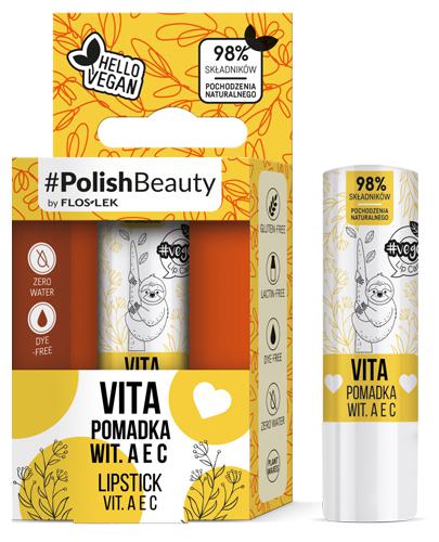 Flos-Lek Vege Lip Care Vita Pomadka do ust z witaminami A, E i C - 1 szt. - cena, opinie, właściwości - Apteka internetowa Melissa