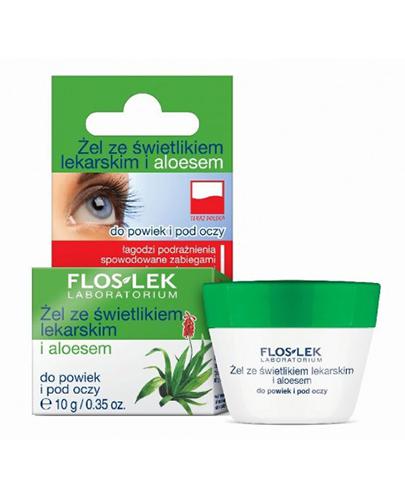 FLOS-LEK Żel ze świetlikiem lekarskim i aloesem - 10 g - Apteka internetowa Melissa