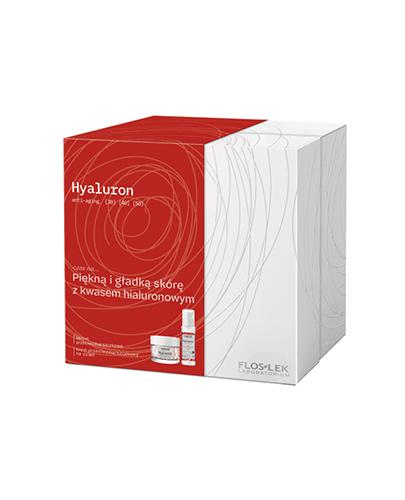 Floslek Hyaluron Anti-Aging Zestaw Serum przeciwzmarszczkowe, 30 ml + Krem przeciwzmarszczkowy, 50 ml na dzień 