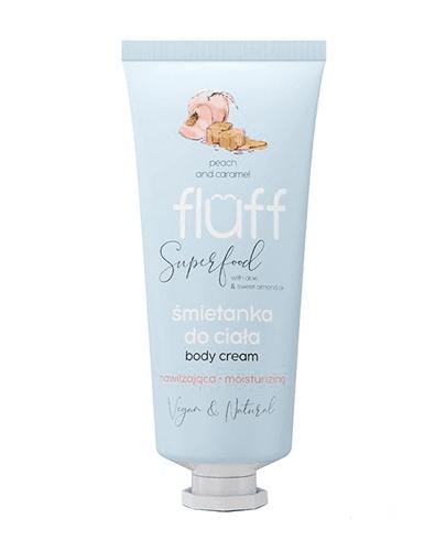 Fluff Nawilżająca śmietanka do ciała Brzoskwinia z karmelem - 150 ml - cena, opinie, właściwości - Apteka internetowa Melissa