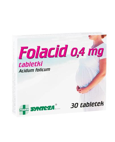  FOLACID Kwas foliowy 0,4 mg - 30 tabl. - Apteka internetowa Melissa  