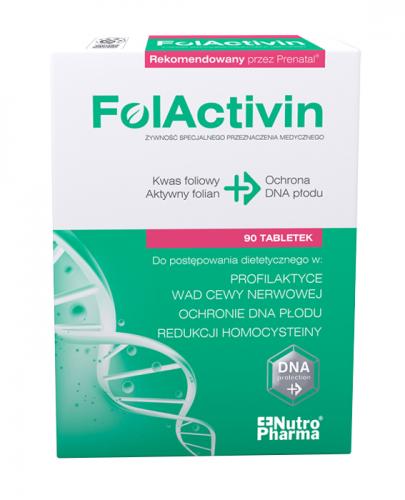 FOLACTIVIN Kwas Foliowy 0,4 mg - 90 tabl. - Apteka internetowa Melissa  