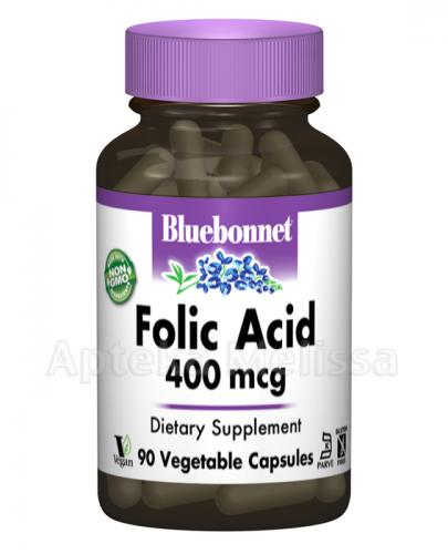 BLUEBONNET NUTRITION Kwas foliowy 400 mcg - 90 kaps. - Apteka internetowa Melissa