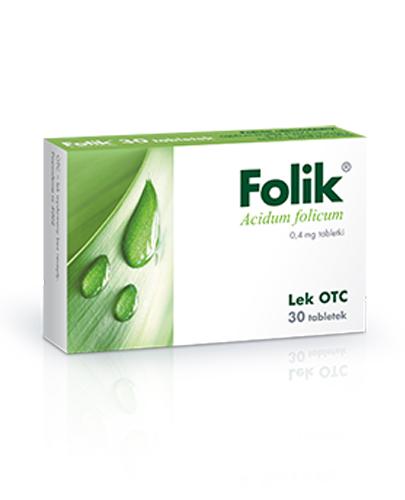 FOLIK - 30 tabl. Ciąża, anemia, układ krążenia - cena, opinie, wskazania - Apteka internetowa Melissa