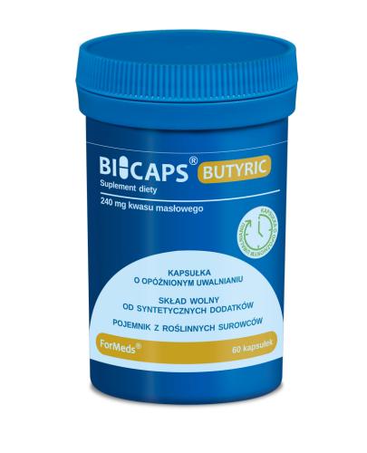  ForMeds Bicaps Butyric 240 mg kwasu masłowego, 60 kapsułek - Apteka internetowa Melissa  