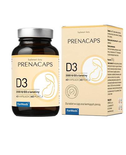 ForMeds Prenacaps D3 - 60 kaps. Dla kobiet w ciąży - cena, opinie, wskazania - Apteka internetowa Melissa