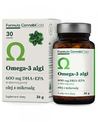  Formula CannabiGold Omega-3 algi, 30 kaps., cena, opinie, stosowanie  - Apteka internetowa Melissa  