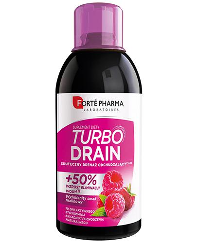  Forte Pharma Turbo Drain o smaku malinowym, 500 ml, cena, opinie, stosowanie - Apteka internetowa Melissa  