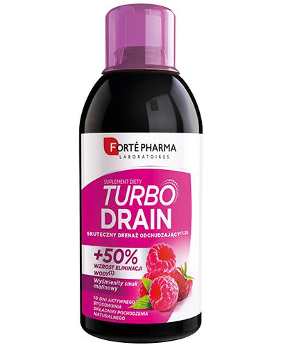Forte Pharma Turbo Drain o smaku malinowym, 500 ml, cena, opinie, stosowanie - Apteka internetowa Melissa