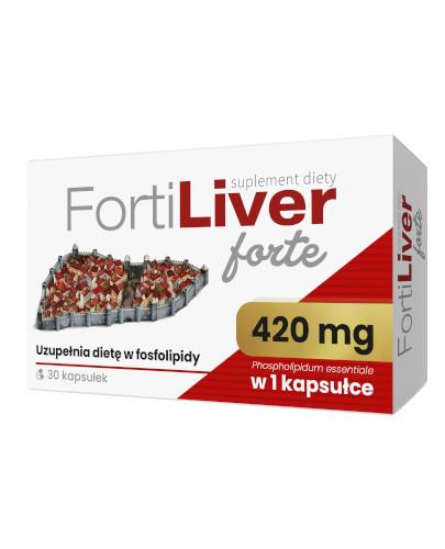  FortiLiver forte 420 mg - na wątrobę - 30 kaps. - Apteka internetowa Melissa  