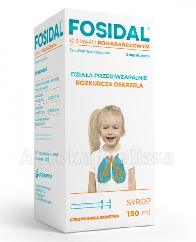 FOSIDAL 2mg/ml Smak pomarańczowy - 150 ml - Apteka internetowa Melissa